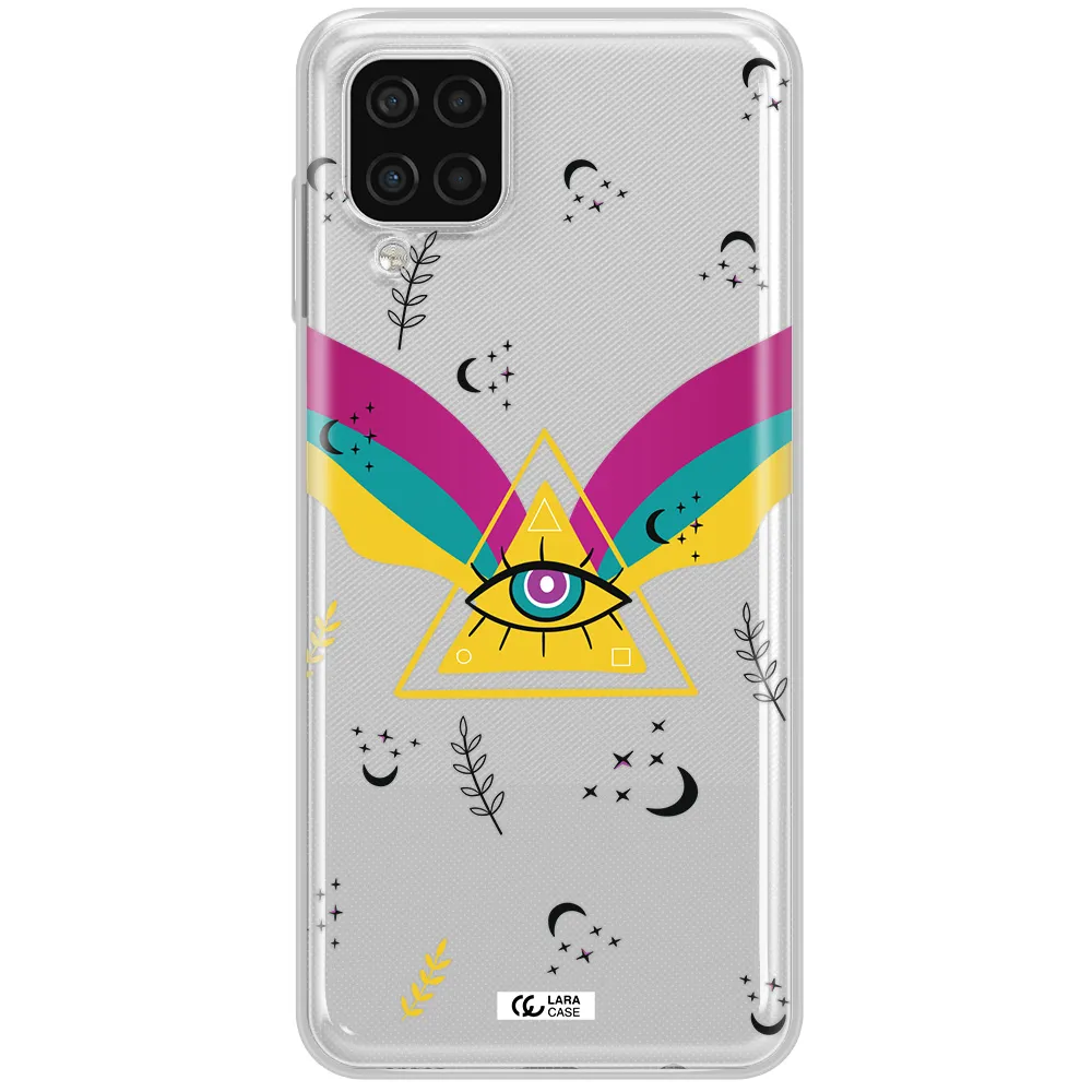 One-Eyed Pyramid Samsung A12 4g Clear TPU Case
