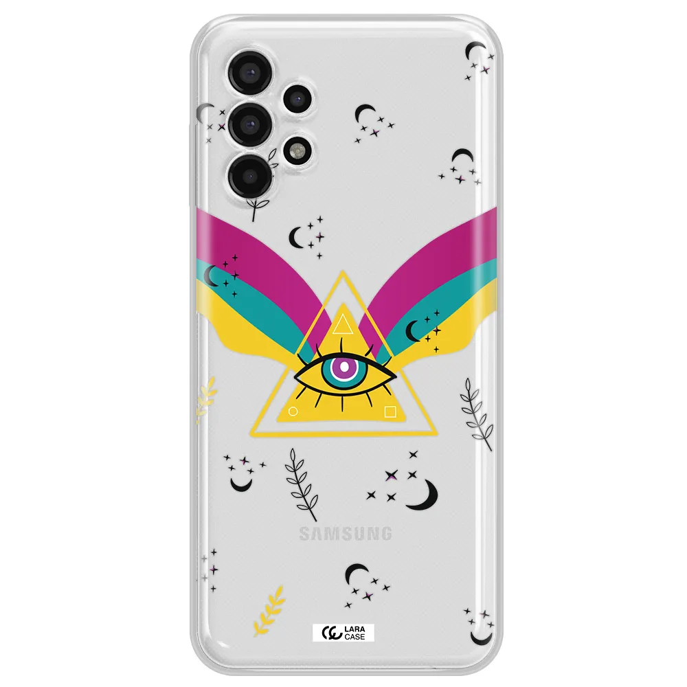 One-Eyed Pyramid Samsung A13 4g Clear TPU Case