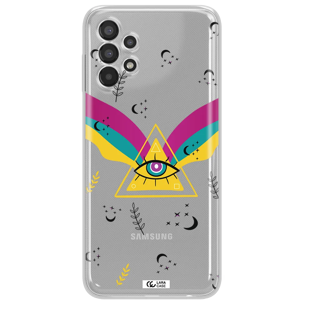 One-Eyed Pyramid Samsung A13 Clear TPU Case