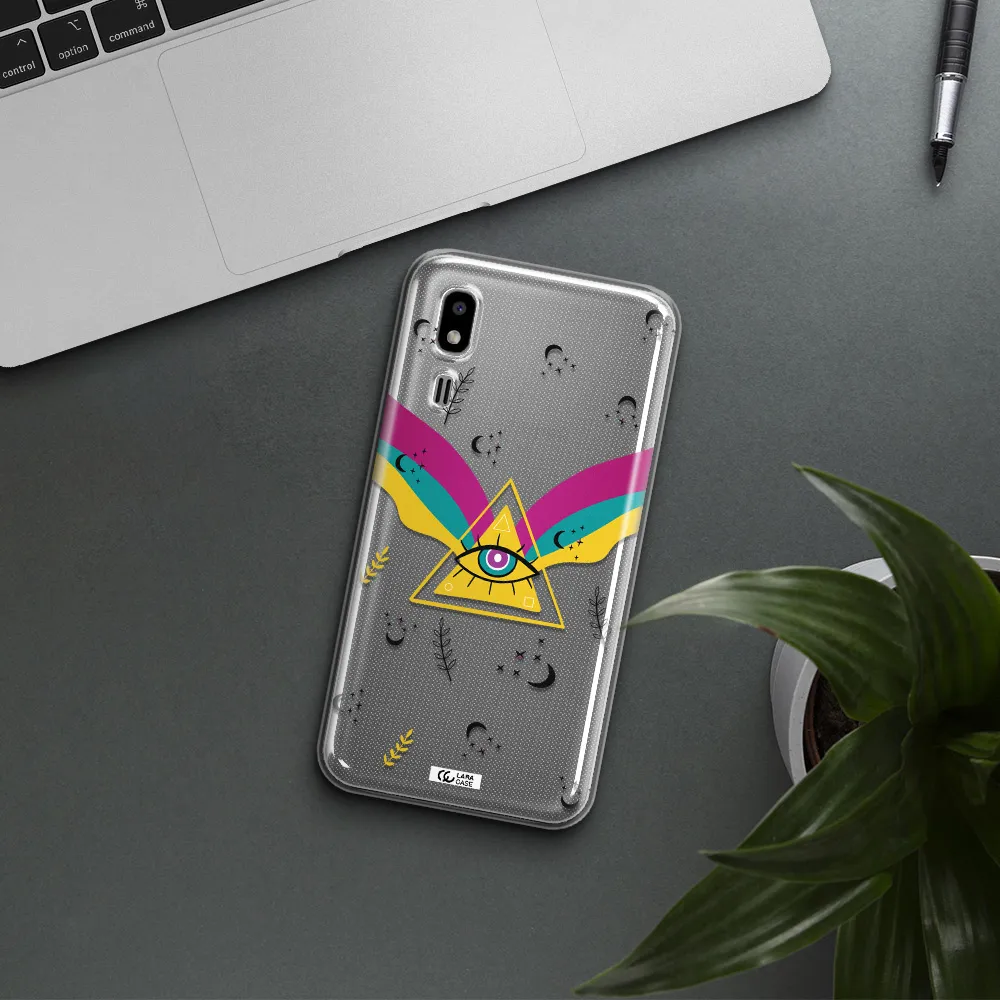 One-Eyed Pyramid Samsung A2 Core Clear TPU Case