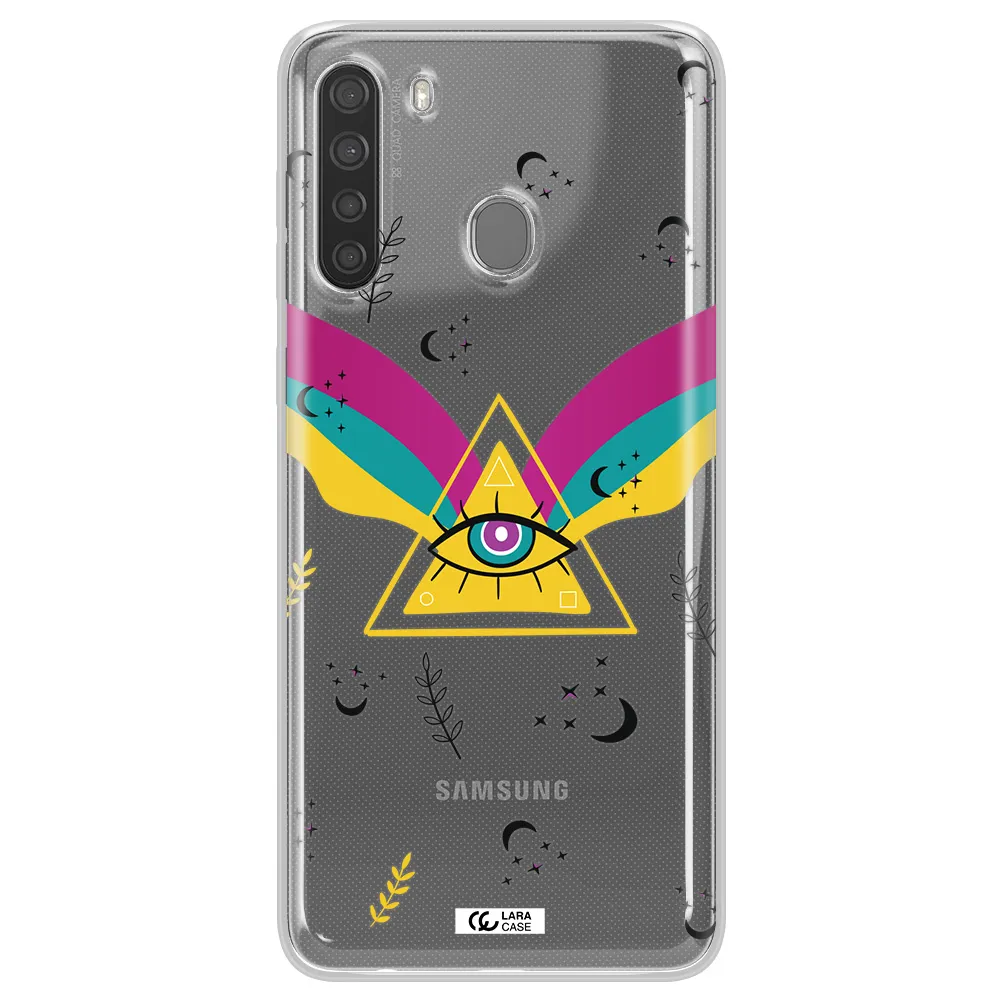 One-Eyed Pyramid Samsung A21 Clear TPU Case