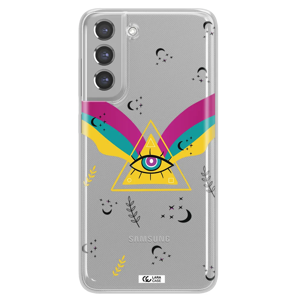 One-Eyed Pyramid Samsung A21 Fe Clear TPU Case