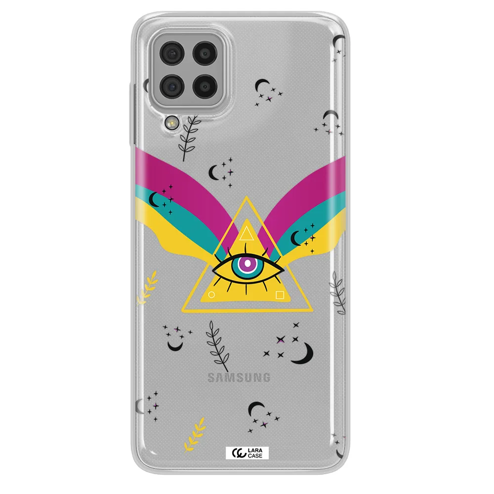 One-Eyed Pyramid Samsung A22 4g Clear TPU Case
