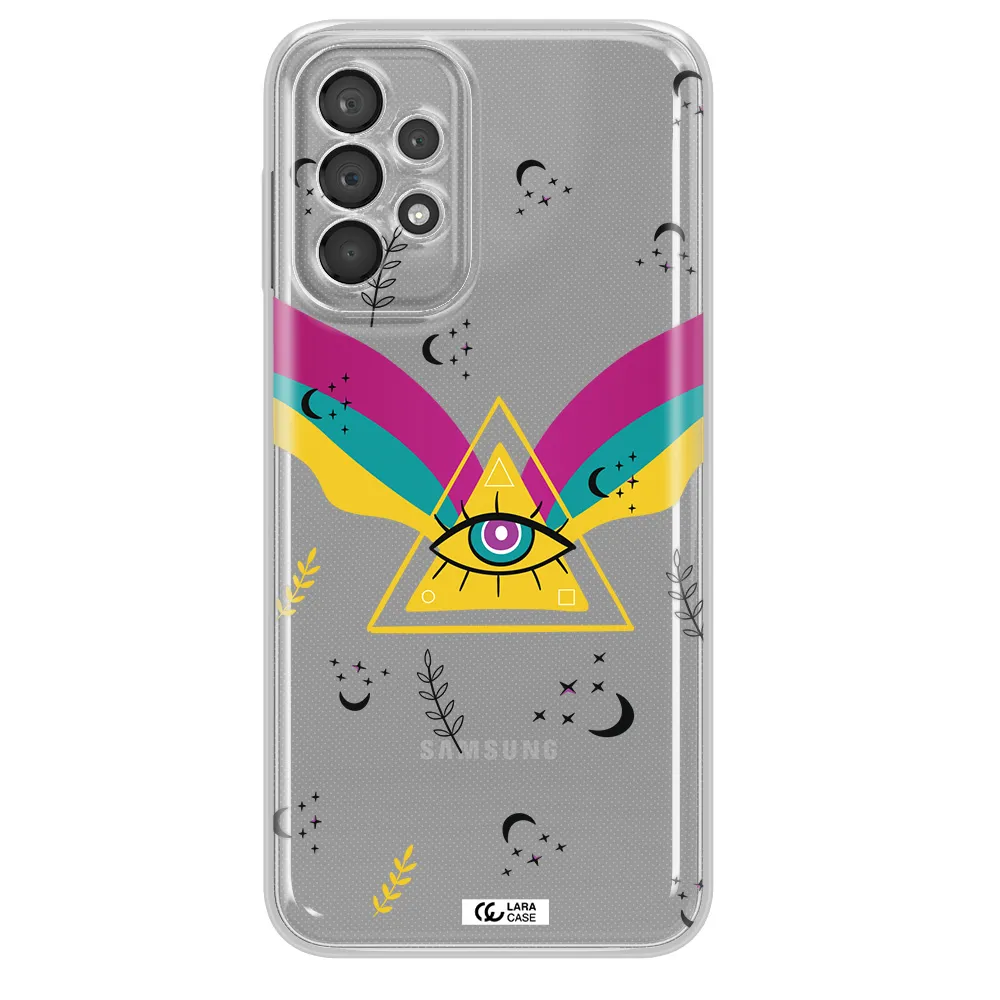 One-Eyed Pyramid Samsung A23 5G Clear Tpu Case
