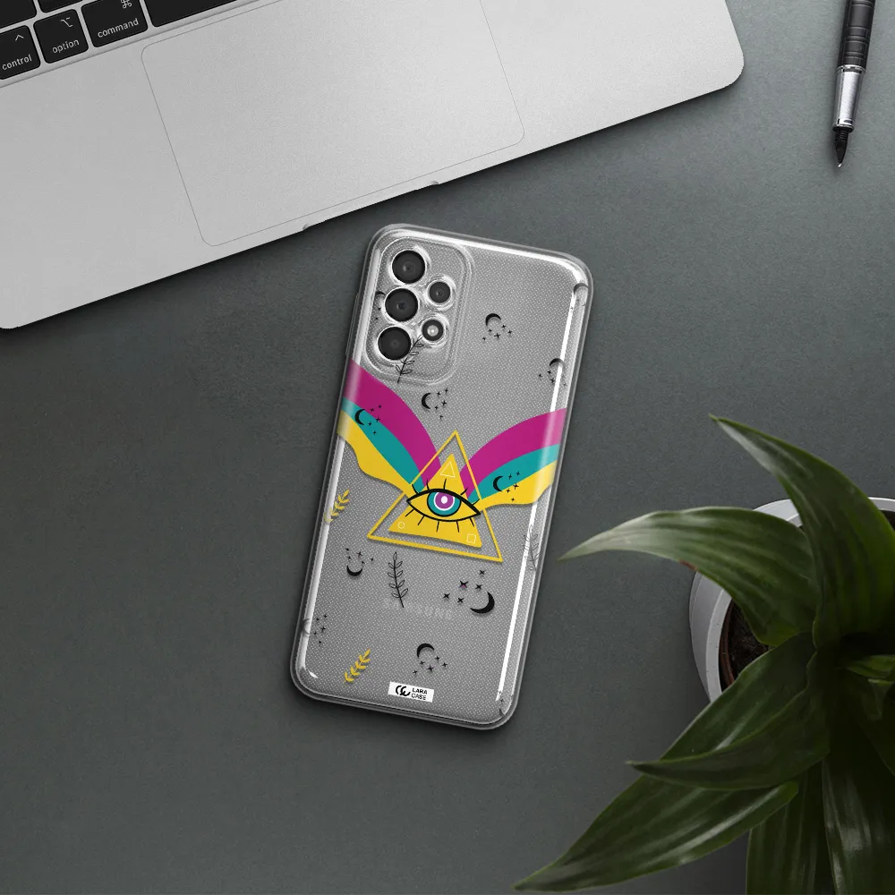 One-Eyed Pyramid Samsung A23 5G Clear Tpu Case