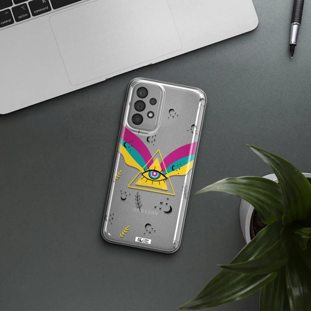 One-Eyed Pyramid Samsung A23 Clear TPU Case