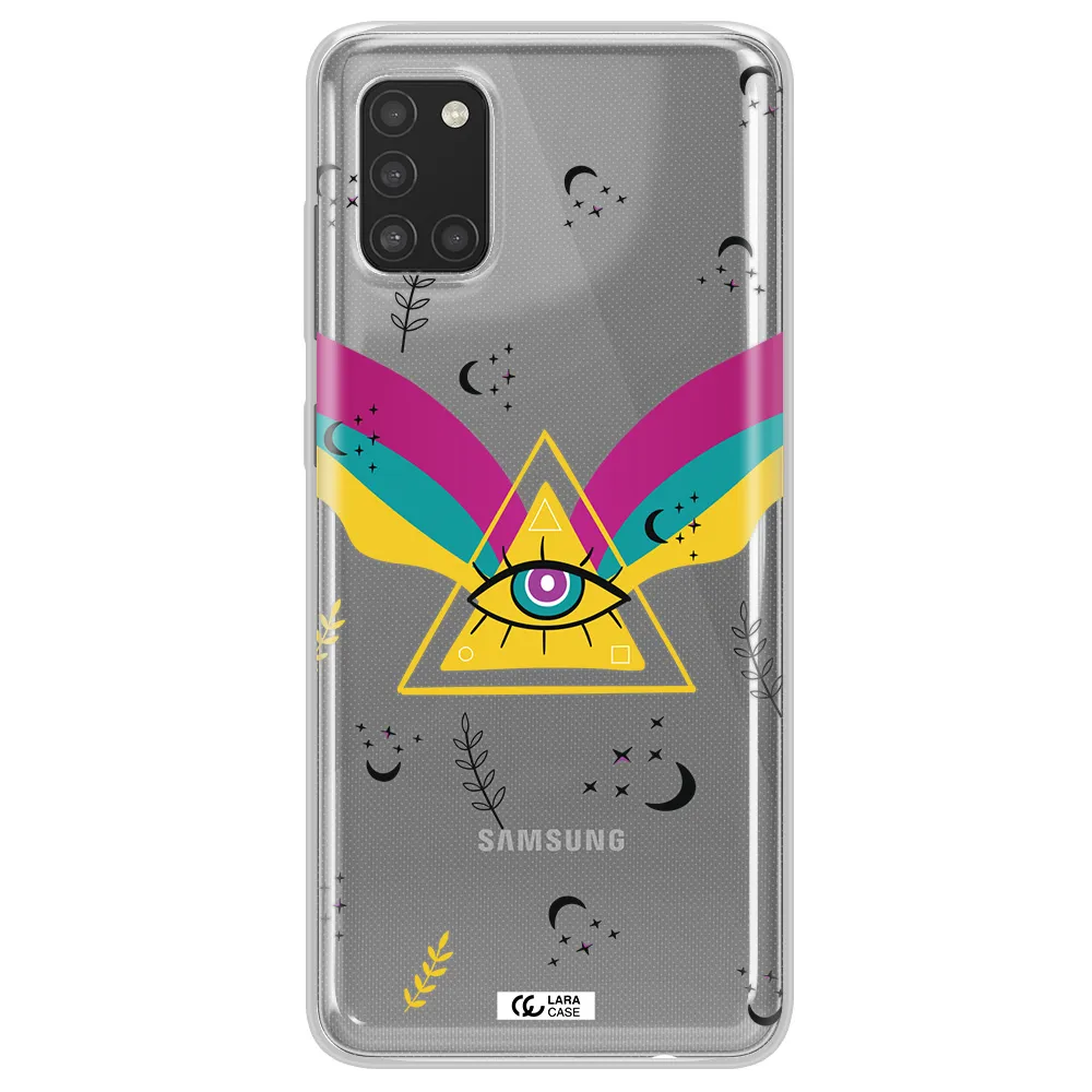 One-Eyed Pyramid Samsung A31 Clear TPU Case