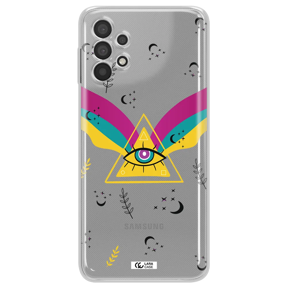 One-Eyed Pyramid Samsung A32 4G Clear Tpu Case