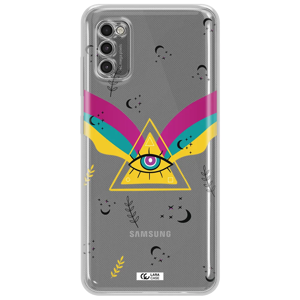 One-Eyed Pyramid Samsung A41 Clear Tpu Case