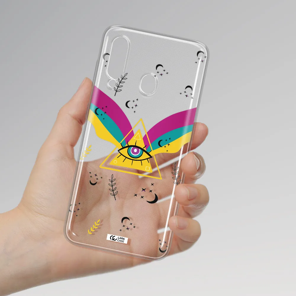 One-Eyed Pyramid Samsung A60 Clear TPU Case