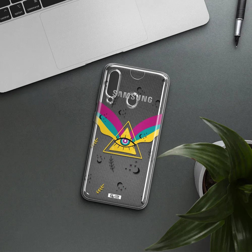 One-Eyed Pyramid Samsung A60 Clear TPU Case
