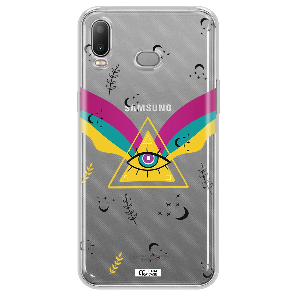 One-Eyed Pyramid Samsung A6S Clear TPU Case
