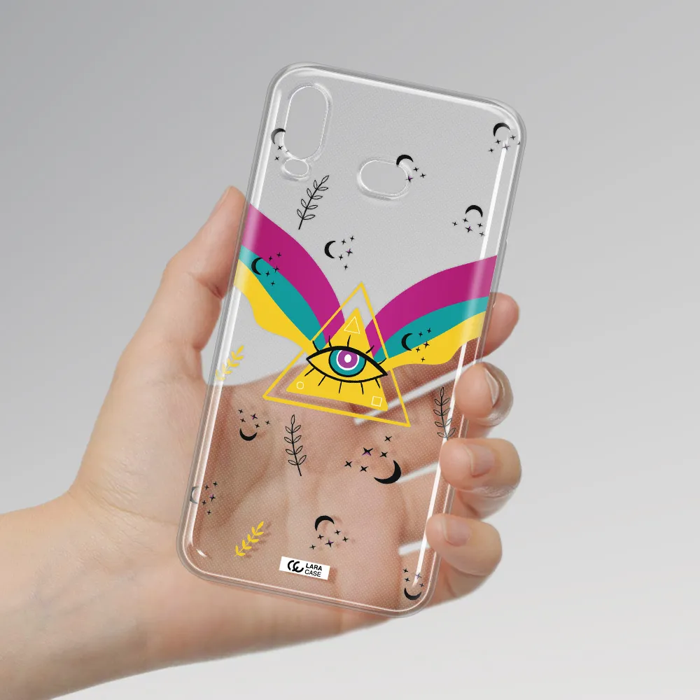 One-Eyed Pyramid Samsung A6S Clear TPU Case