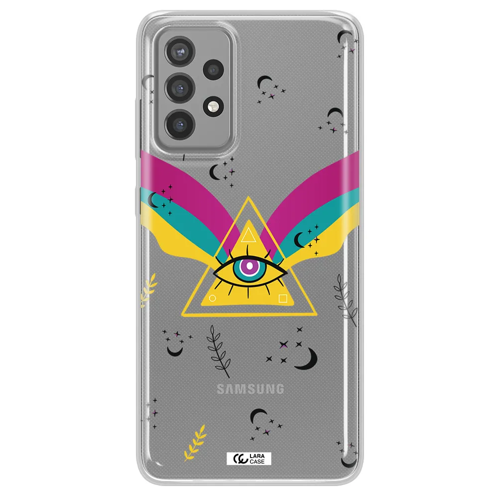 One-Eyed Pyramid Samsung A72 Clear TPU Case