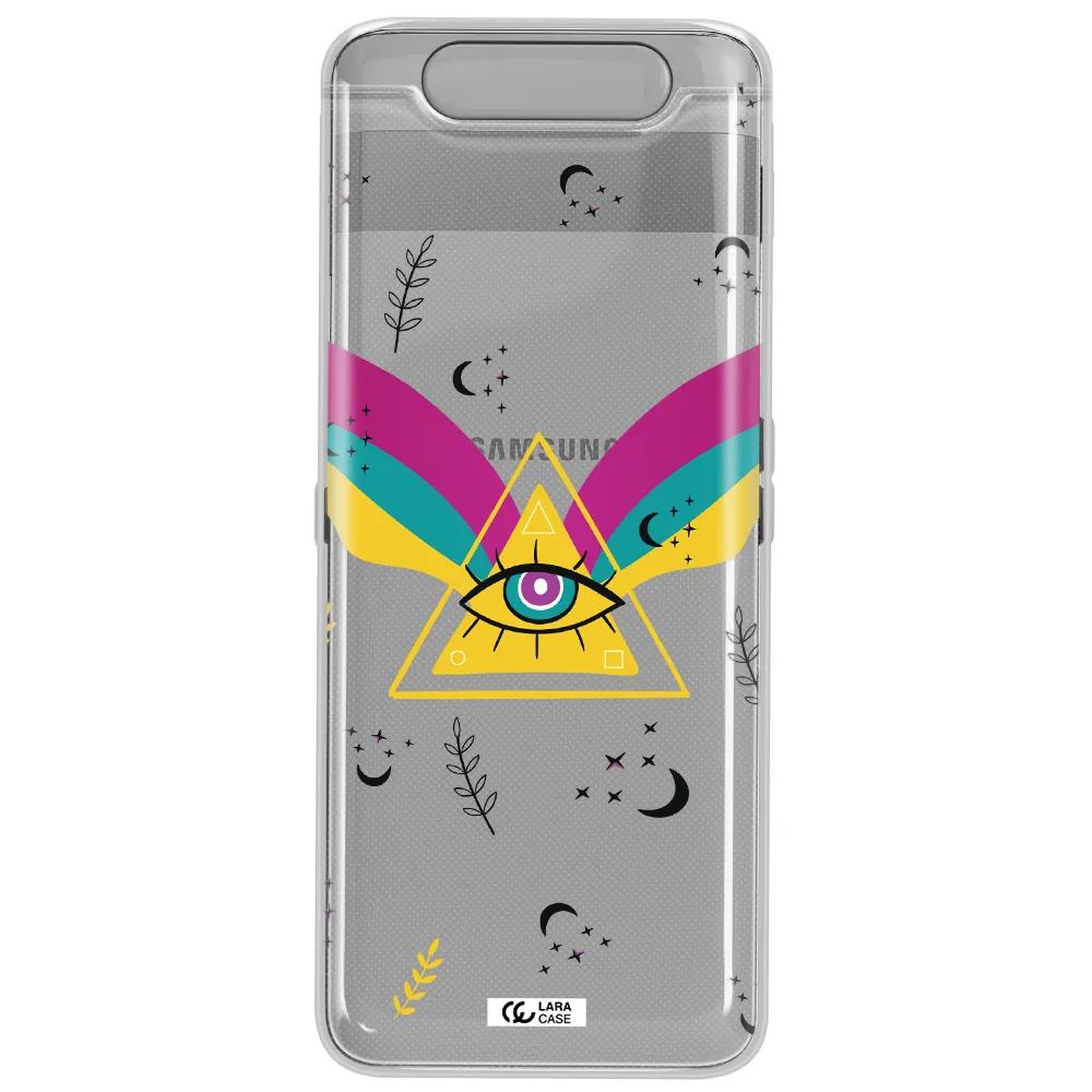 One-Eyed Pyramid Samsung A80 Clear TPU Case