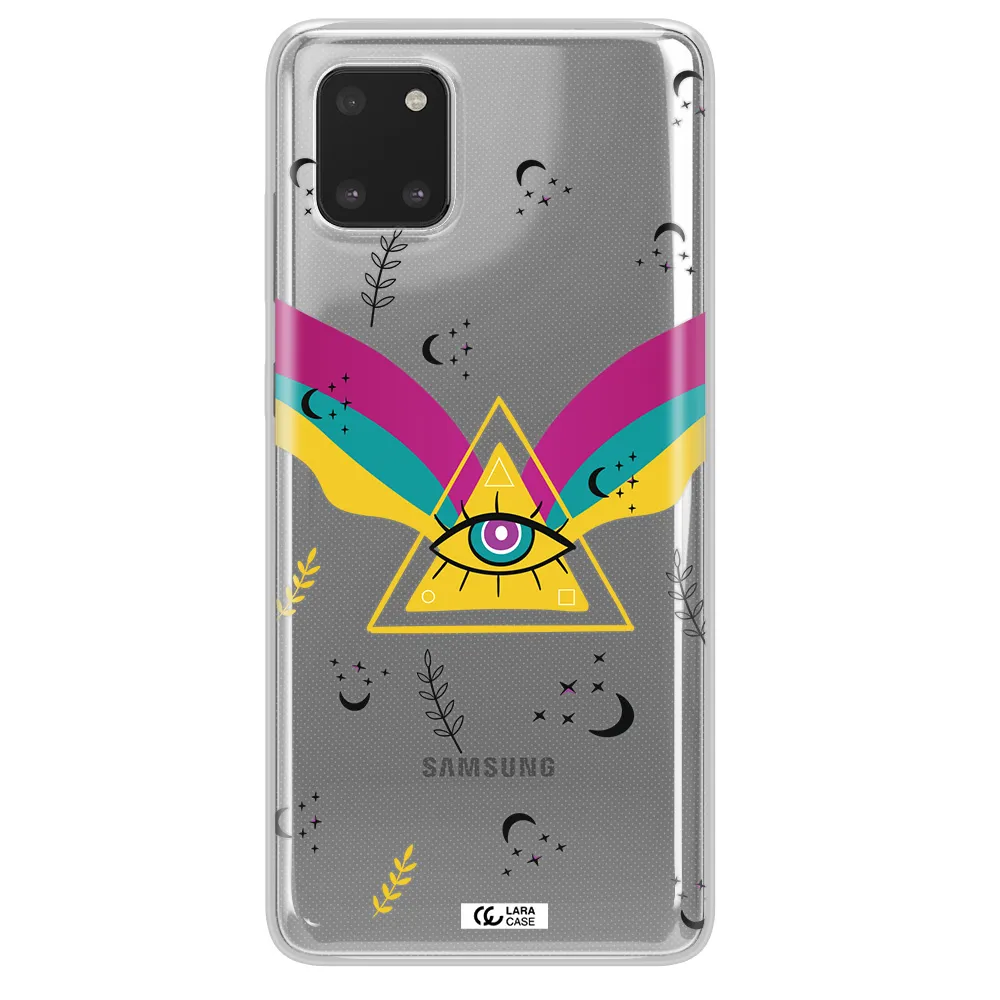 One-Eyed Pyramid Samsung A81 Clear TPU Case