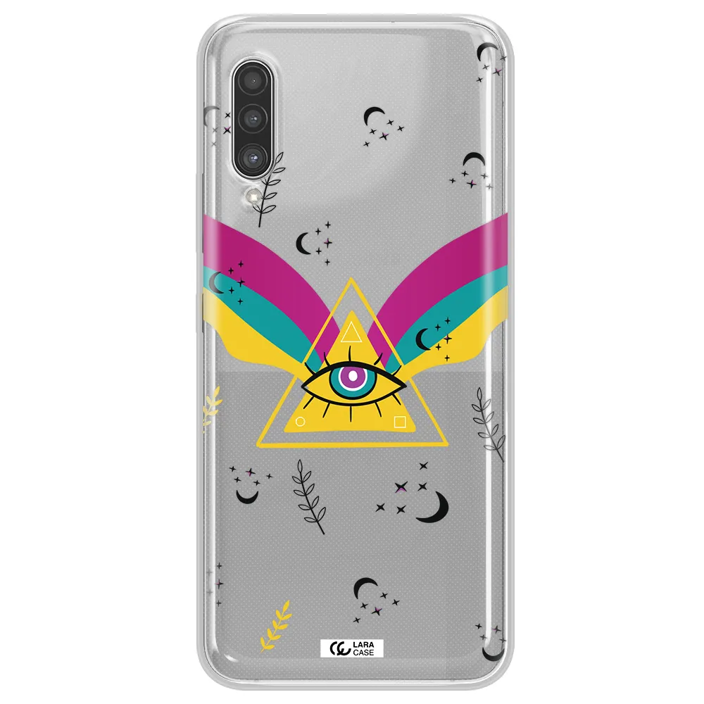One-Eyed Pyramid Samsung A90 Clear TPU Case