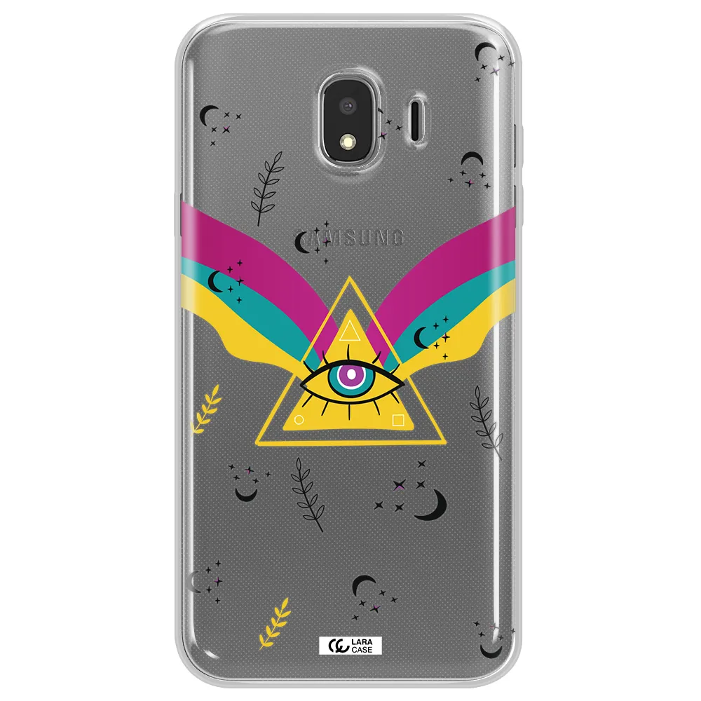 One-Eyed Pyramid Samsung J4 Clear TPU Case