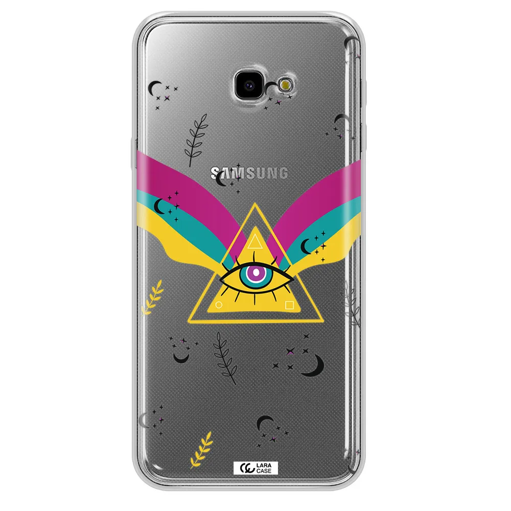 One-Eyed Pyramid Samsung J4 Plus Clear TPU Case