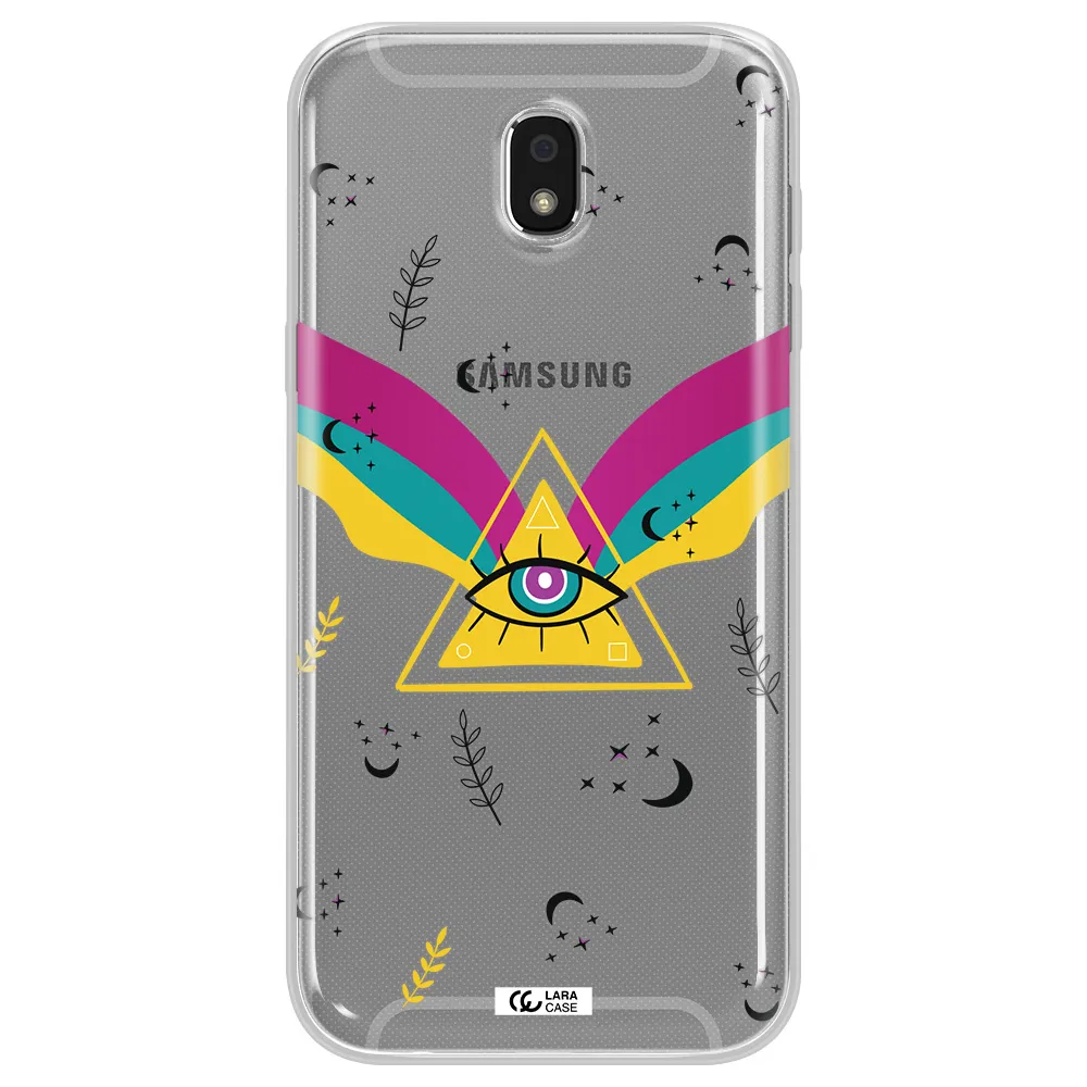 One-Eyed Pyramid Samsung J5 2017 Clear TPU Case