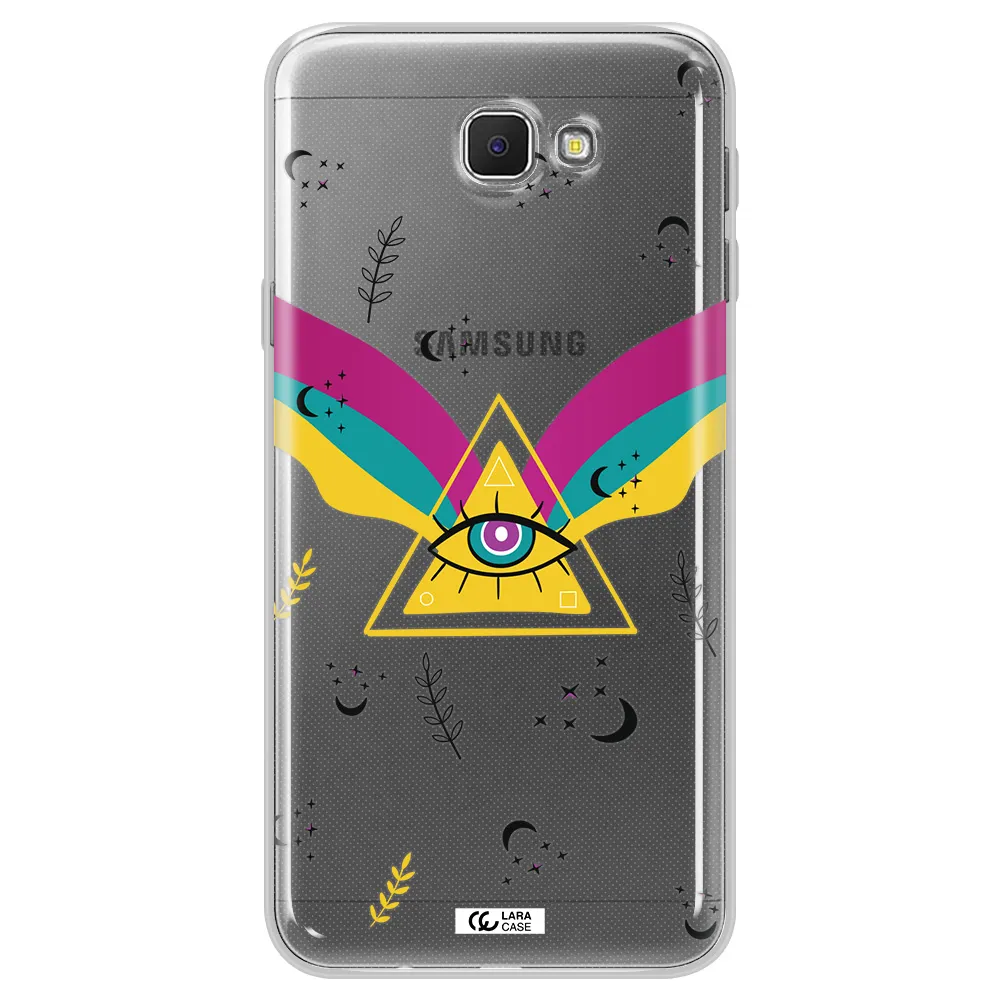 One-Eyed Pyramid Samsung J5 Prime Clear TPU Case