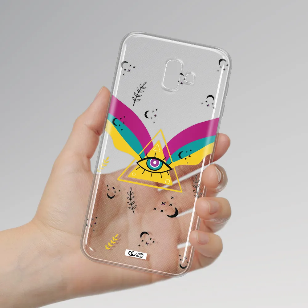 One-Eyed Pyramid Samsung J6 Plus Clear TPU Case