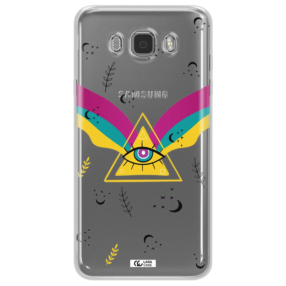 One-Eyed Pyramid Samsung J7 2016 Clear TPU Case