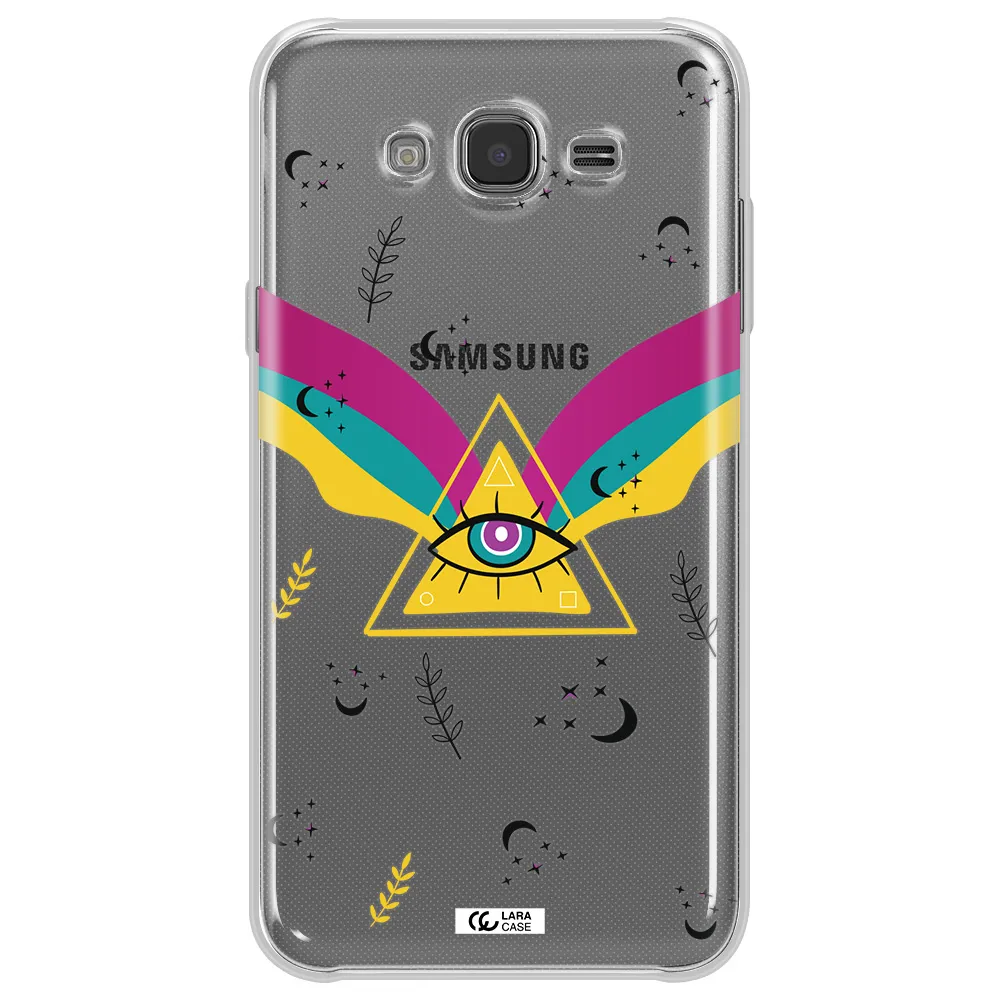 One-Eyed Pyramid Samsung J7 Core Clear TPU Case