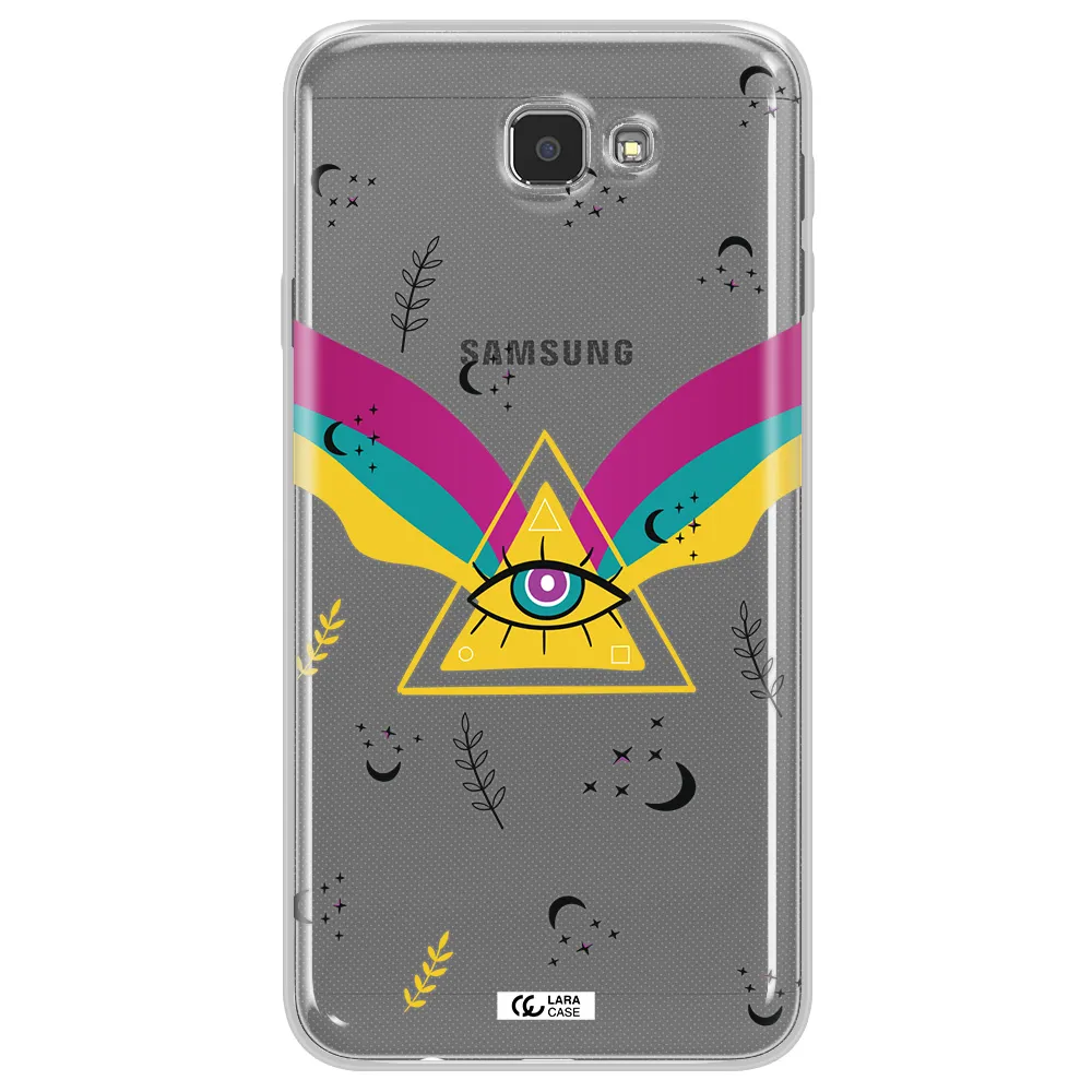 One-Eyed Pyramid Samsung J7 Prim Clear TPU Case