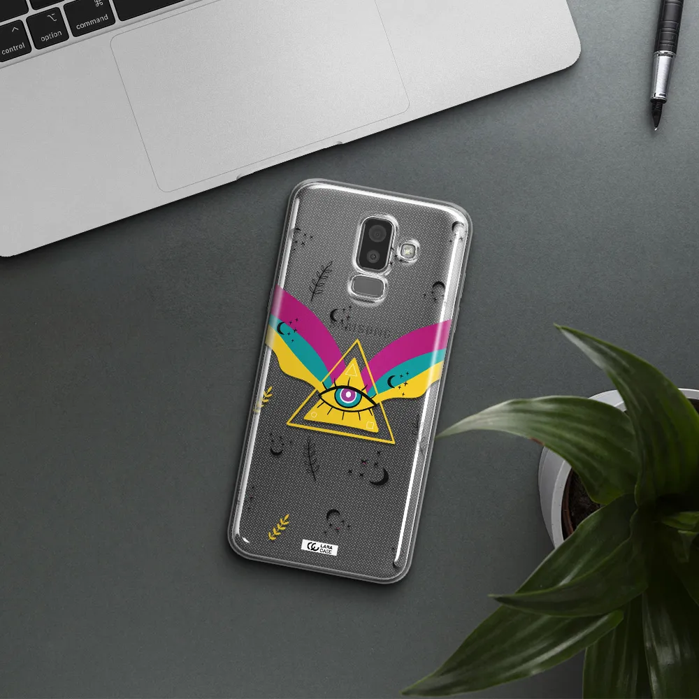 One-Eyed Pyramid Samsung J8 Clear TPU Case