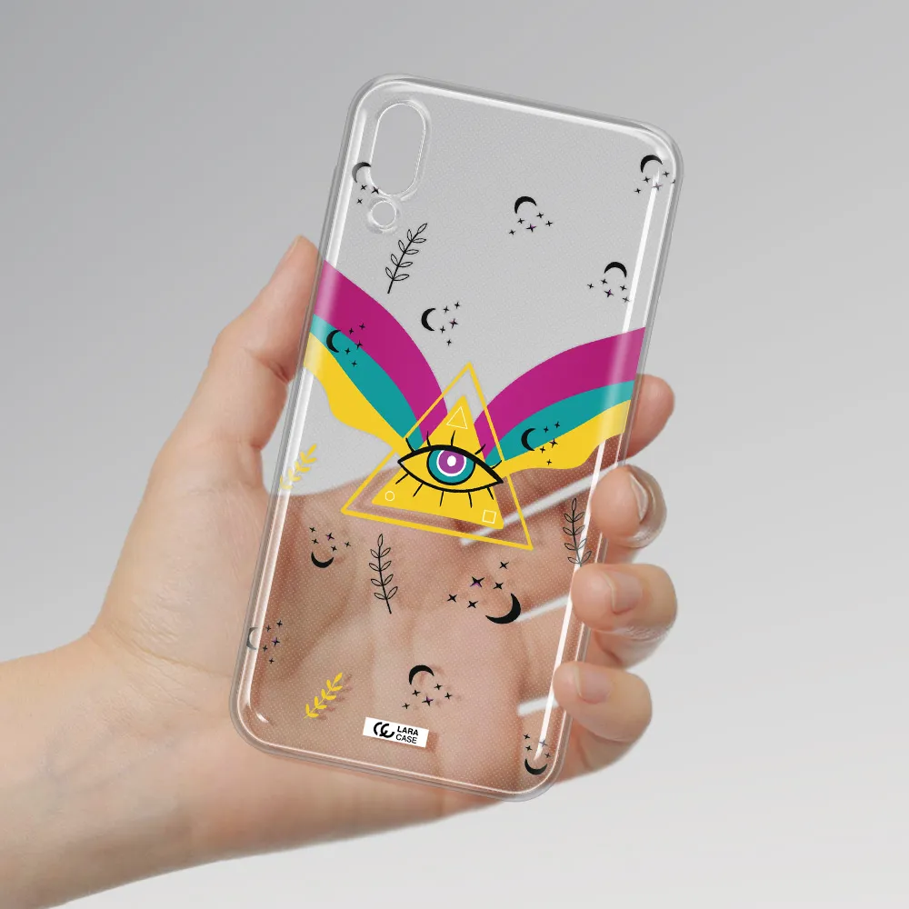 One-Eyed Pyramid Samsung M10 Clear TPU Case