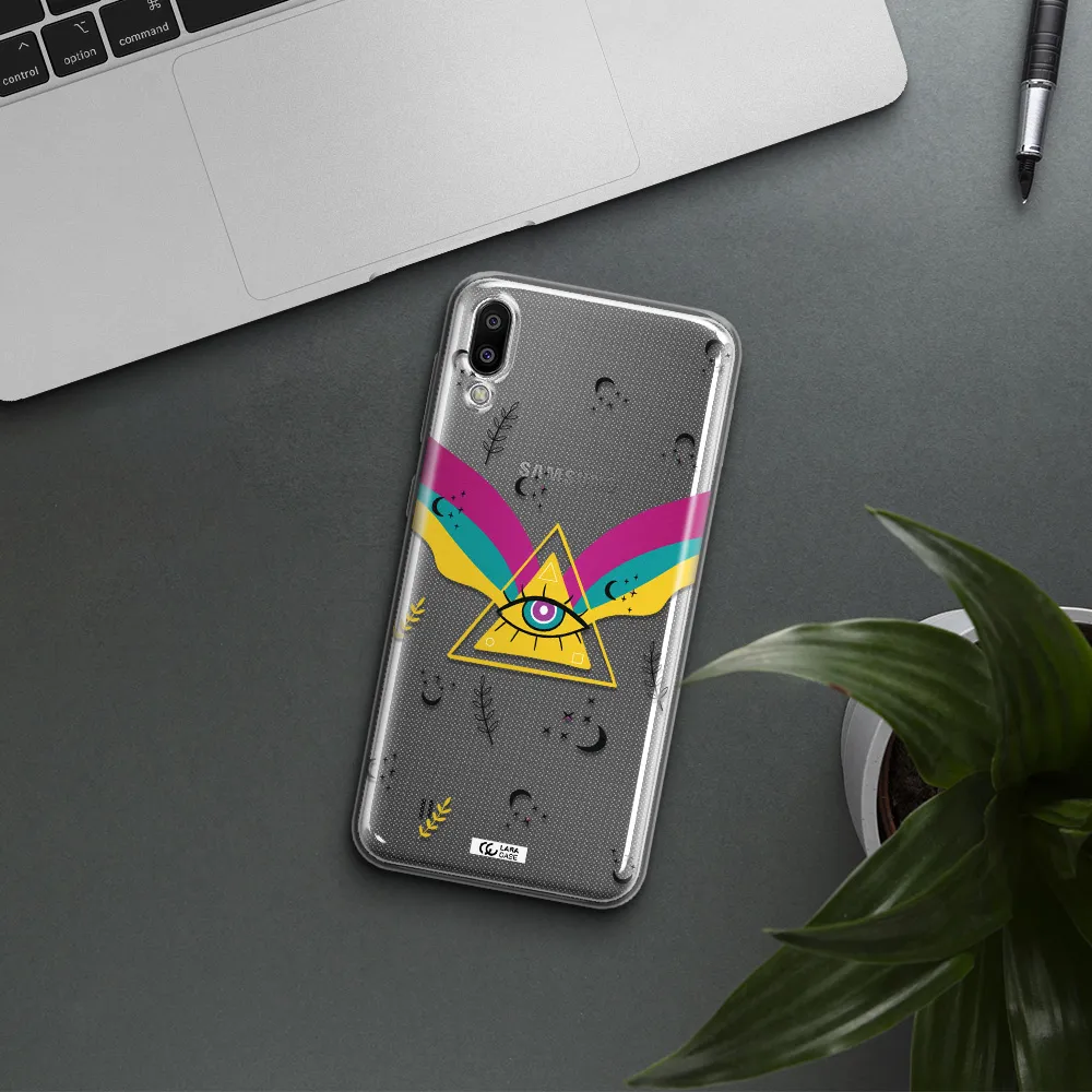 One-Eyed Pyramid Samsung M10 Clear TPU Case