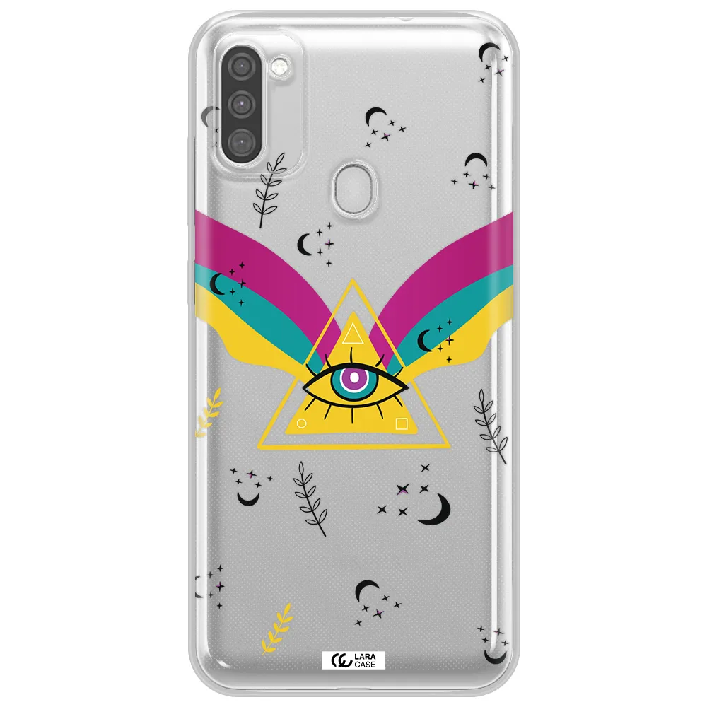 One-Eyed Pyramid Samsung M11 Clear TPU Case