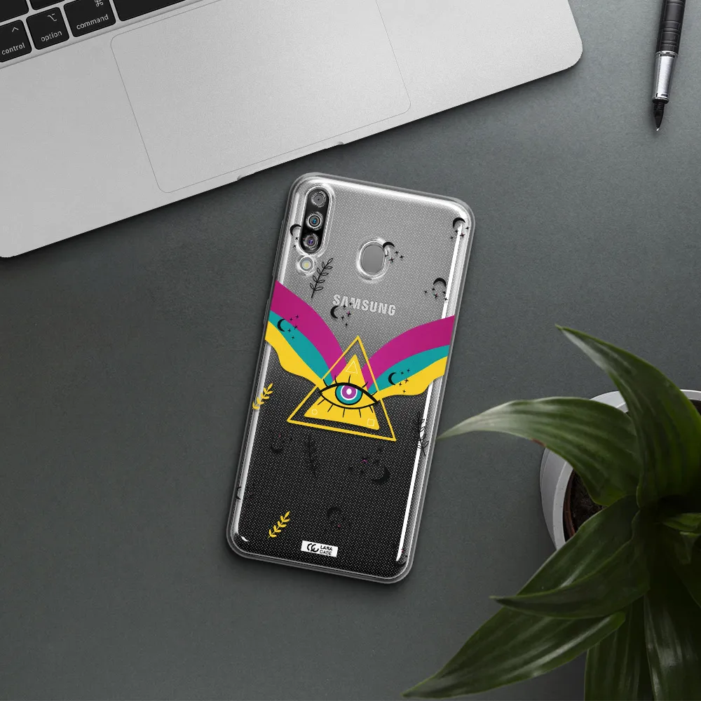 One-Eyed Pyramid Samsung M30 Clear TPU Case