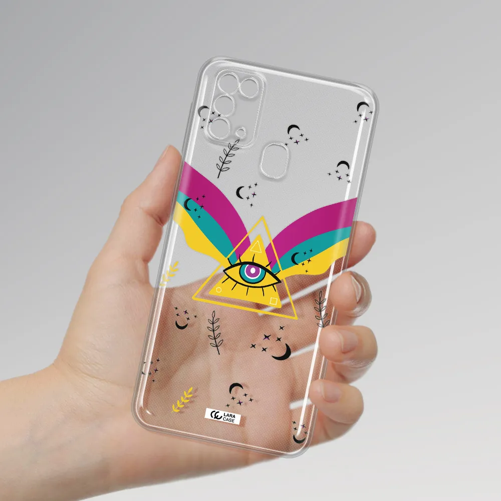 One-Eyed Pyramid Samsung M31 Clear TPU Case