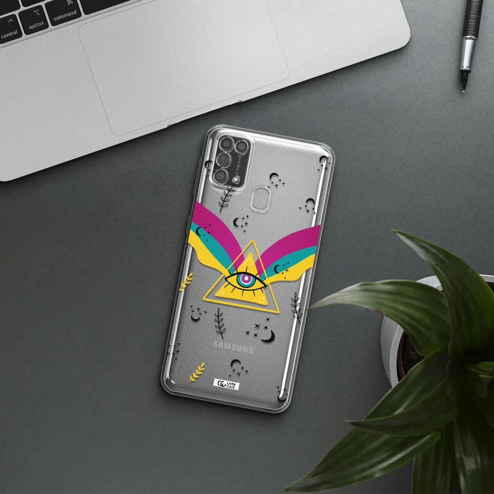 One-Eyed Pyramid Samsung M31 Clear TPU Case