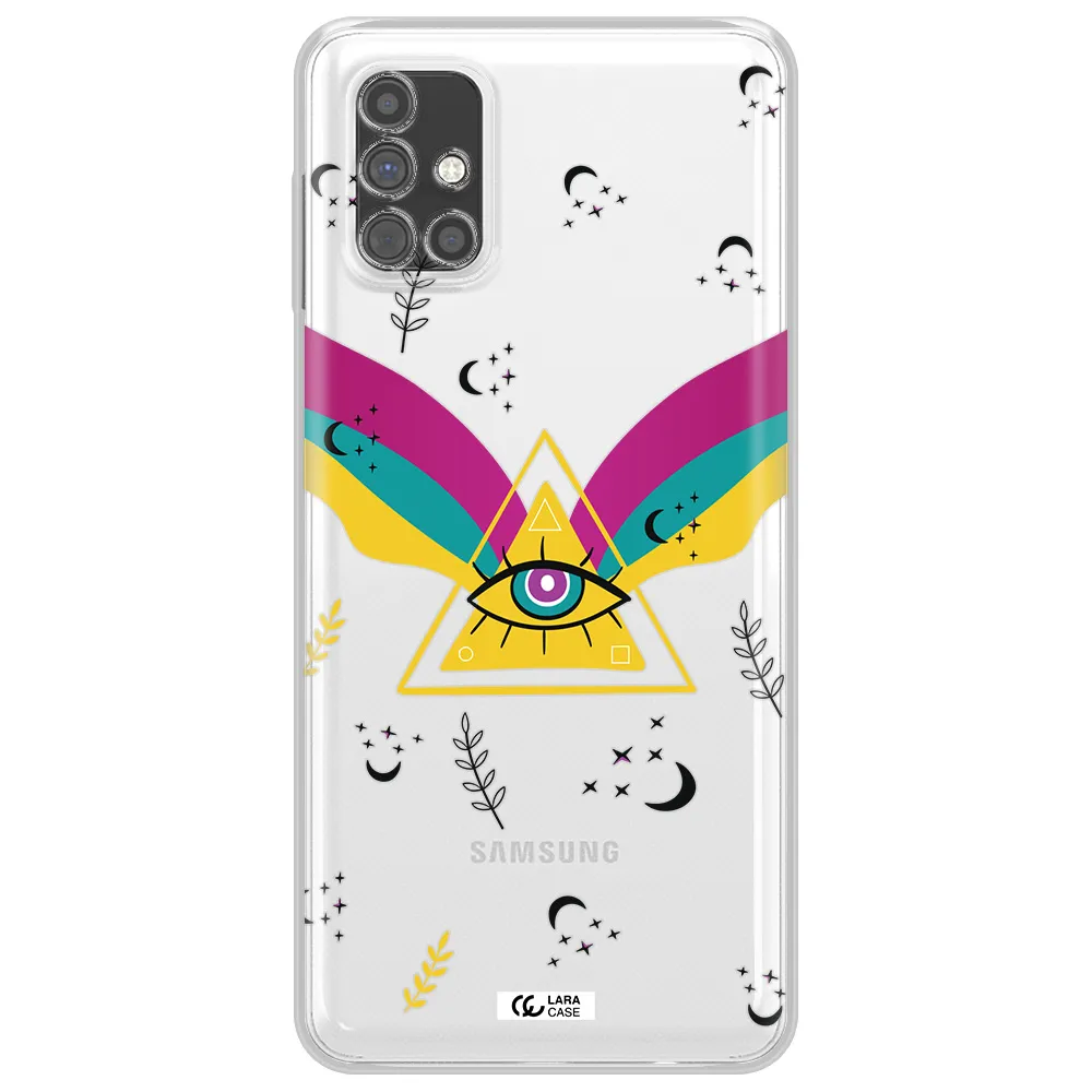 One-Eyed Pyramid Samsung M51 Clear TPU Case