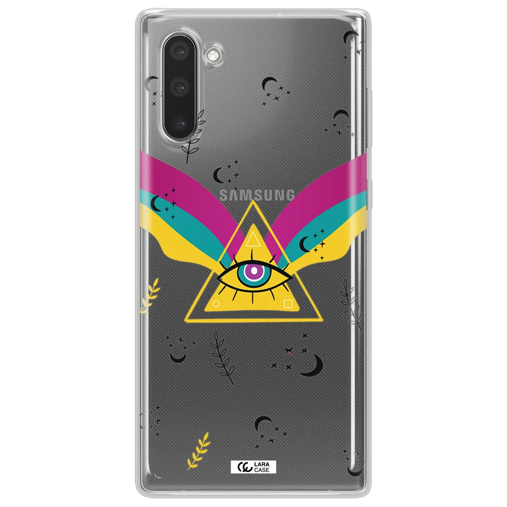 One-Eyed Pyramid Samsung Note 10 Clear TPU Case