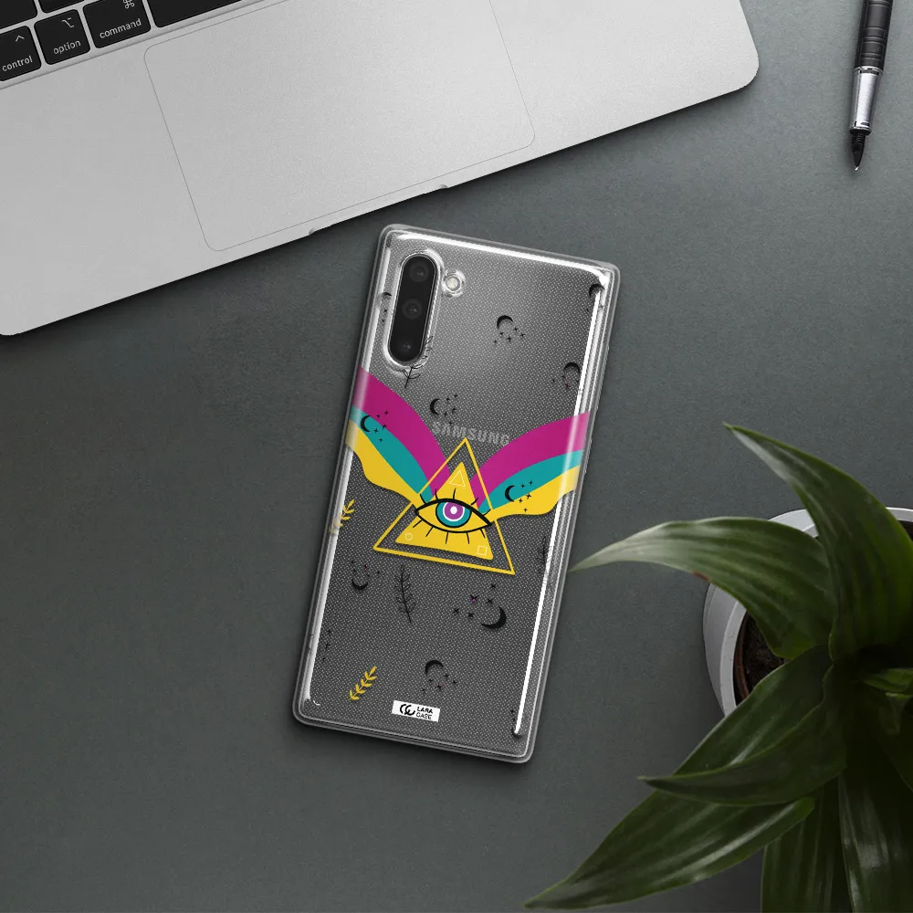 One-Eyed Pyramid Samsung Note 10 Clear TPU Case
