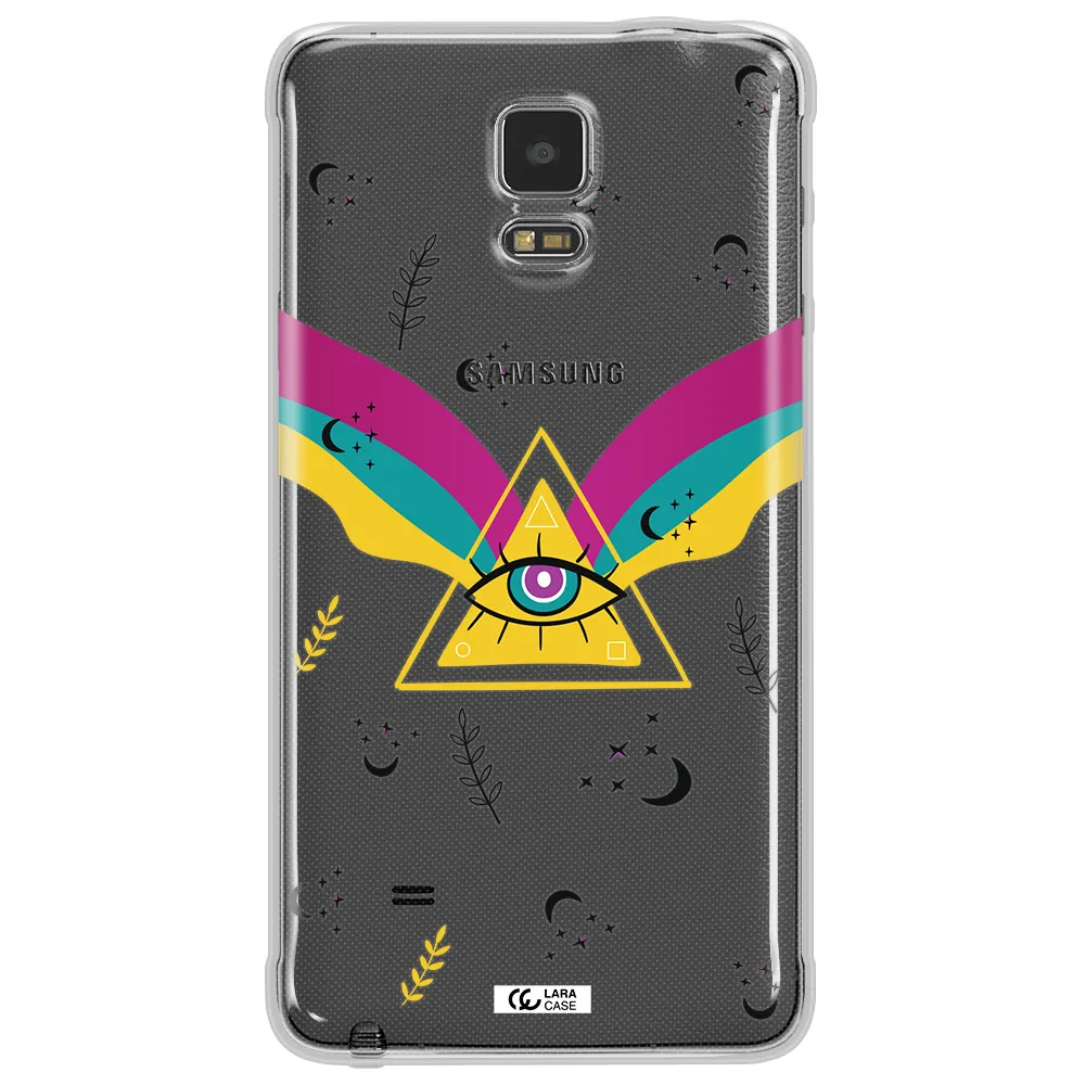 One-Eyed Pyramid Samsung Note 4 Clear TPU Case