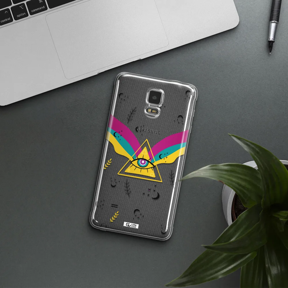 One-Eyed Pyramid Samsung Note 4 Clear TPU Case