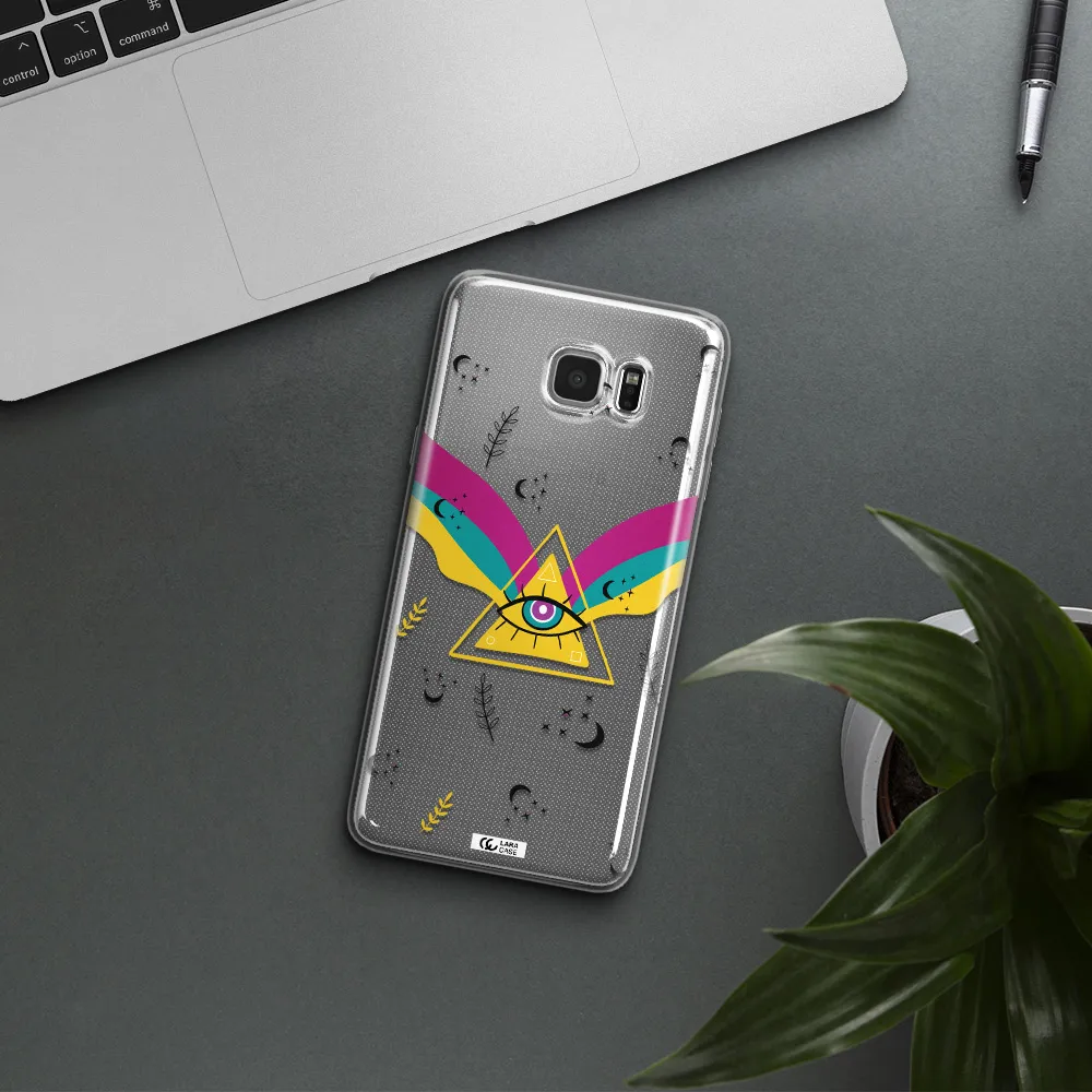 One-Eyed Pyramid Samsung Note 5 Clear TPU Case