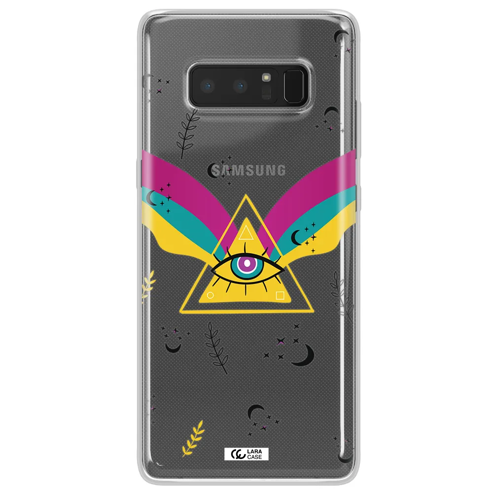 One-Eyed Pyramid Samsung Note 8 Clear TPU Case