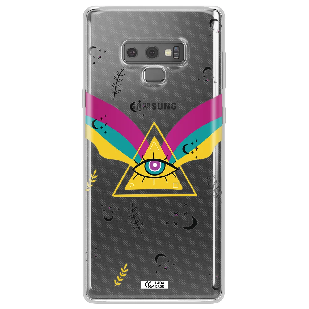 One-Eyed Pyramid Samsung Note 9 Clear TPU Case
