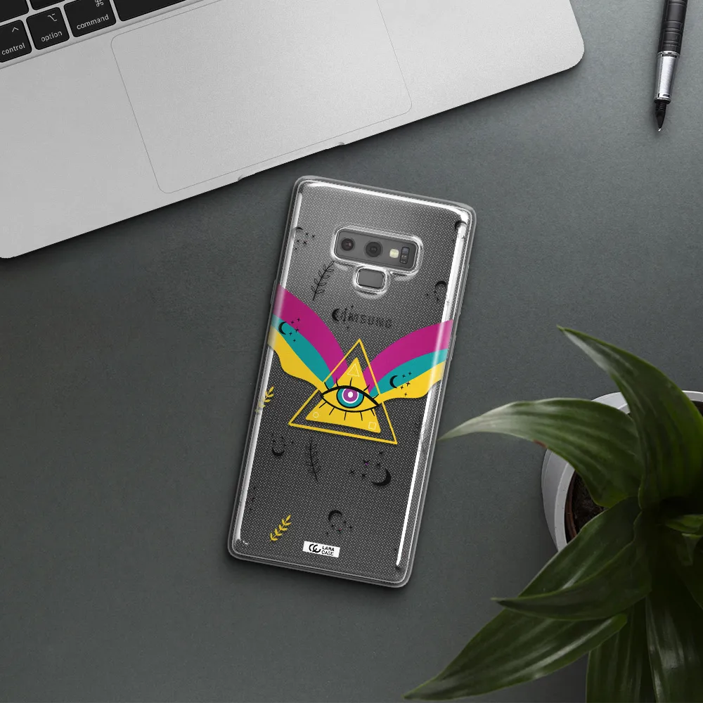 One-Eyed Pyramid Samsung Note 9 Clear TPU Case