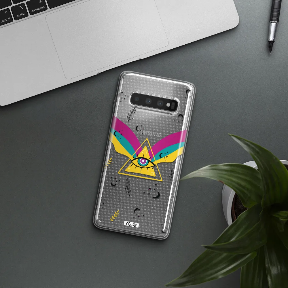 One-Eyed Pyramid Samsung S10 Clear TPU Case