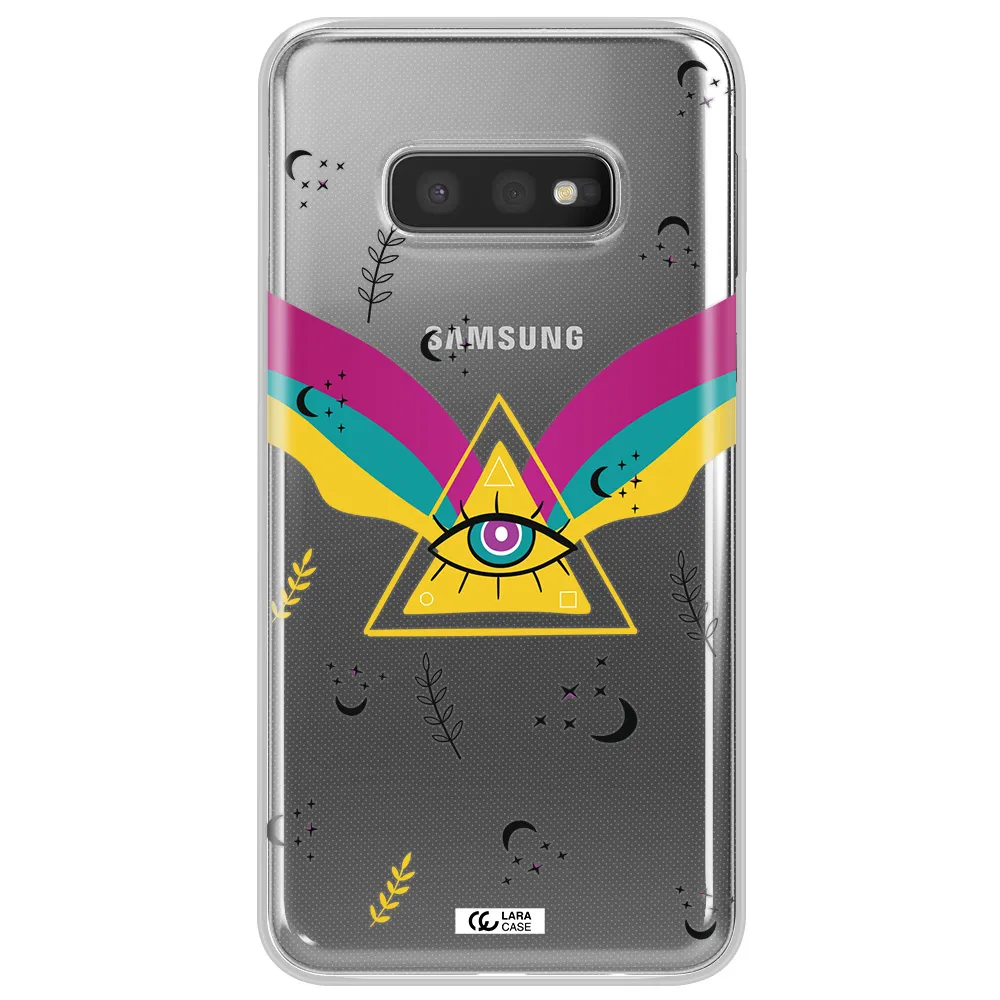 One-Eyed Pyramid Samsung S10e Clear TPU Case