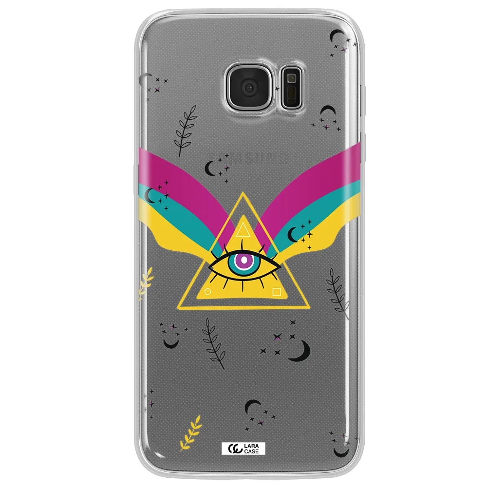 One-Eyed Pyramid Samsung S7 Edge Clear TPU Case