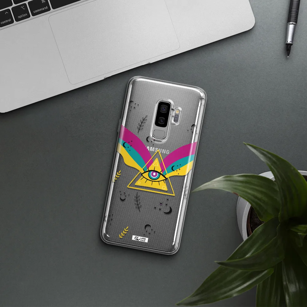 One-Eyed Pyramid Samsung S9 Plus Clear TPU Case