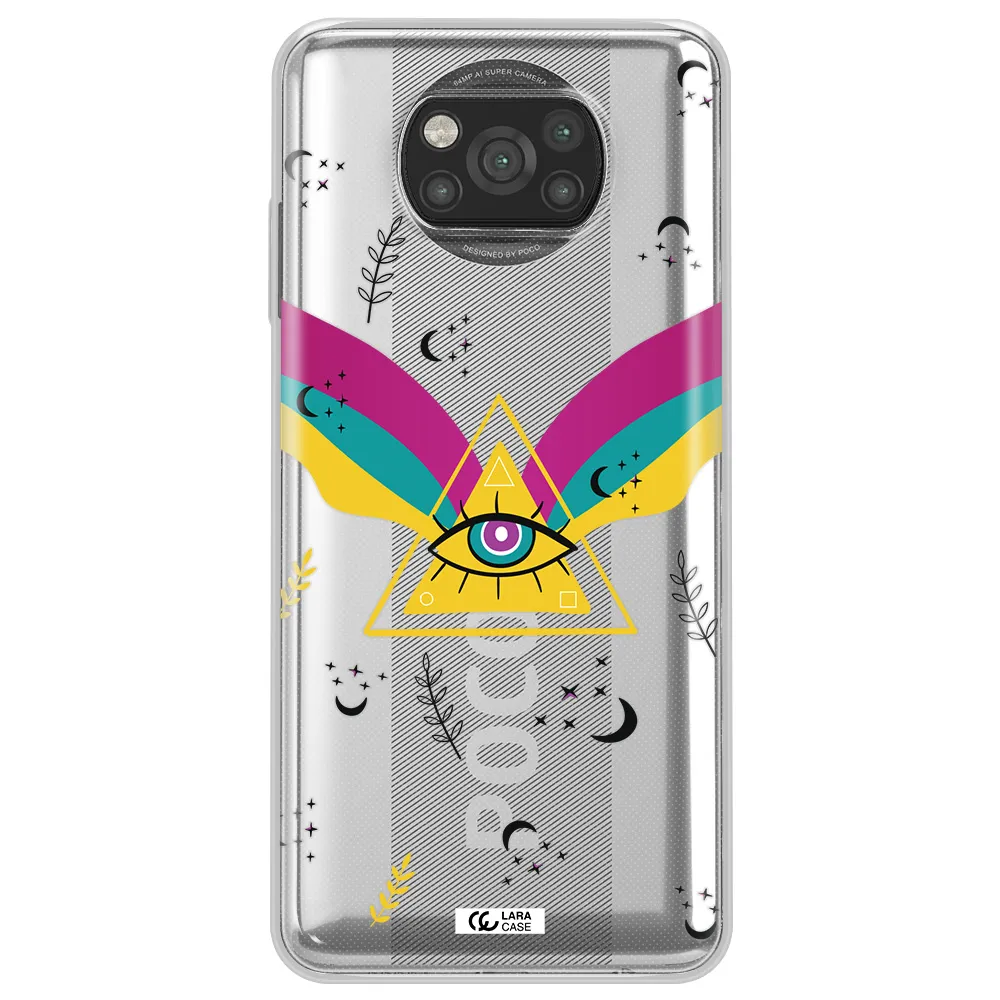 One-Eyed Pyramid Xiaomi Poco X3 Clear TPU Case